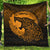 Viking Quilt - Fenrir Viking 3D Tattoo - Gold Version Quilt RLT12 - Wonder Print Shop