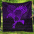 Viking Quilt - Raven Vegvisir Tattoo - Purple Version Quilt RLT12 - Wonder Print Shop
