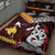 New Zealand and Papua New Guinea Quilt Bed Set Together Red LT8 - Wonder Print Shop