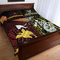 New Zealand and Papua New Guinea Quilt Bed Set Together Yellow LT8 - Wonder Print Shop