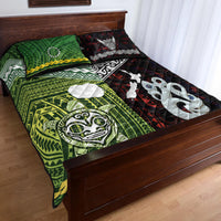 New Zealand and Cook Islands Quilt Bed Set Together Red LT8 - Wonder Print Shop