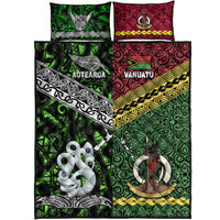 New Zealand and Vanuatu Quilt Bed Set Together Green LT8 - Wonder Print Shop