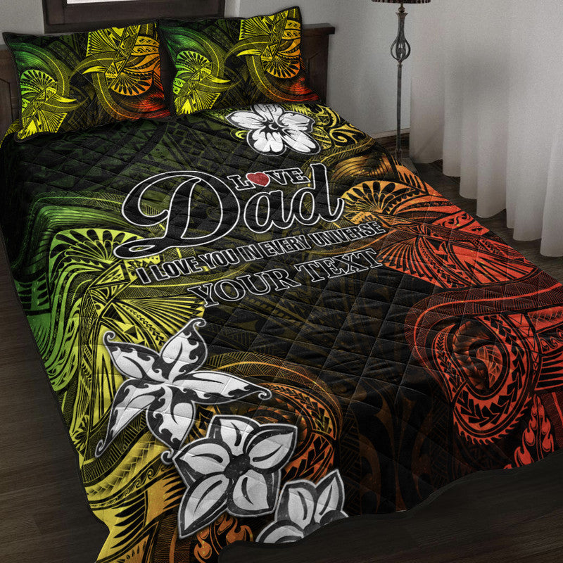 custom-personalised-polynesian-fathers-day-quilt-bed-set-i-love-you-in-every-universe-reggae