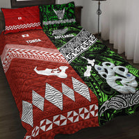 New Zealand and Tonga Quilt Bed Set Together Green LT8 - Wonder Print Shop