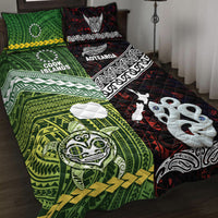 New Zealand and Cook Islands Quilt Bed Set Together Red LT8 - Wonder Print Shop
