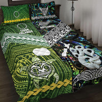 New Zealand and Cook Islands Quilt Bed Set Together Paua Shell LT8 - Wonder Print Shop
