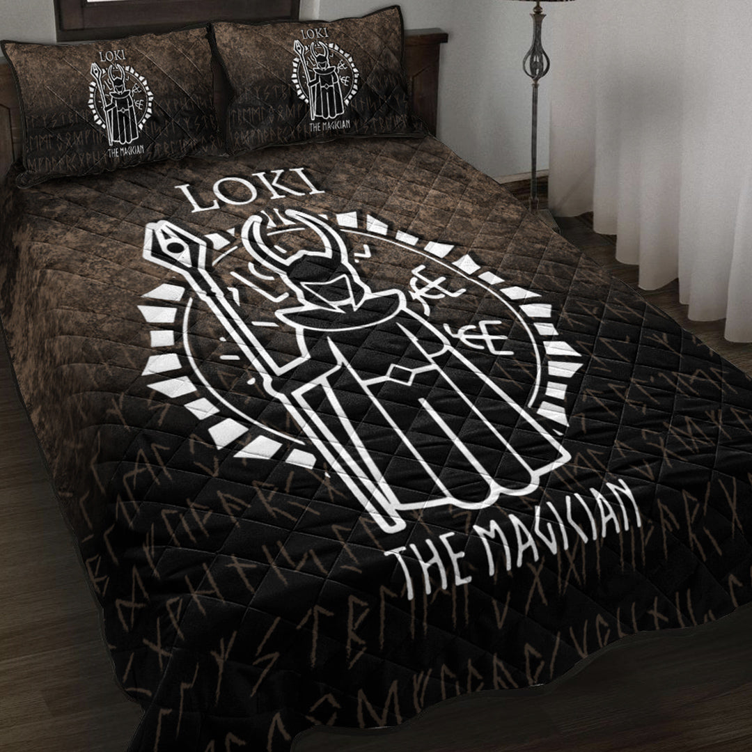 Wonder Print Shop Quilt Bed Set - Loki The Magician Quilt Bed Set RLT12 - Wonder Print Shop
