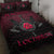 Viking Quilt Bed Set - Ragnar Lothbrok - Ragnar Lodbrok - Viking Warrior - Red Version Quilt Bed Set RLT12 - Wonder Print Shop