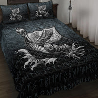 Wonder Print Shop Quilt Bed Set - Victory or Valhalla Drakkar Quilt Bed Set RLT12 - Wonder Print Shop