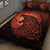 Viking Quilt Bed Set - Fenrir Viking 3D Tattoo - Orange Version Quilt Bed Set RLT12 - Wonder Print Shop