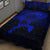 Viking Quilt Bed Set - Raven Vegvisir Tattoo - Blue Version Quilt Bed Set RLT12 - Wonder Print Shop
