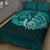 Viking Quilt Bed Set - Ragnarok Huginn Muninn - Cyan Version Quilt Bed Set RLT12 - Wonder Print Shop