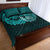 Viking Quilt Bed Set - Ragnarok Huginn Muninn - Cyan Version Quilt Bed Set RLT12 - Wonder Print Shop