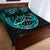 Viking Quilt Bed Set - Vegvisir Nordic Viking Rune - Cyan Version Quilt Bed Set RLT12 - Wonder Print Shop