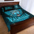 Viking Quilt Bed Set - Victory Or Valhalla Cyan Style Quilt Bed Set RLT12 - Wonder Print Shop