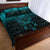 Viking Quilt Bed Set - Viking Odin Allfather In Asgard - Cyan Version Quilt Bed Set RLT12 - Wonder Print Shop