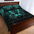 Viking Quilt Bed Set - Nordic Warrior Valhalla Norse - Cyan Version Quilt Bed Set RLT12 - Wonder Print Shop