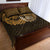 Viking Quilt Bed Set - Ragnarok Huginn Muninn - Gold Version Quilt Bed Set RLT12 - Wonder Print Shop