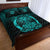 Viking Quilt Bed Set - Vikings Ravens Mjolnir - Cyan Version Quilt Bed Set RLT12 - Wonder Print Shop