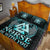 Viking Quilt Bed Set - May The Norse Be With You Viking - Cyan Version Quilt Bed Set RLT12 - Wonder Print Shop