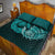 Viking Quilt Bed Set - Ragnarok Huginn Muninn - Cyan Version Quilt Bed Set RLT12 - Wonder Print Shop