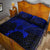 Viking Quilt Bed Set - Raven Vegvisir Tattoo - Blue Version Quilt Bed Set RLT12 - Wonder Print Shop