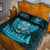 Viking Quilt Bed Set - Victory Or Valhalla Cyan Style Quilt Bed Set RLT12 - Wonder Print Shop