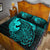 Viking Quilt Bed Set - Fenrir Viking 3D Tattoo - Cyan Version Quilt Bed Set RLT12 - Wonder Print Shop