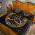Viking Quilt Bed Set - Vegvisir Nordic Viking Rune - Gold Version Quilt Bed Set RLT12 - Wonder Print Shop