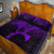 Viking Quilt Bed Set - Raven Vegvisir Tattoo - Purple Version Quilt Bed Set RLT12 - Wonder Print Shop