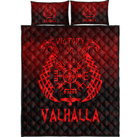 Wonder Print Shop Quilt Bed Set - Victory or Valhalla - Red Version Quilt Bed Set RLT12 - Wonder Print Shop