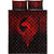Viking Quilt Bed Set - Viking Norse Wolf - Red Version Quilt Bed Set RLT12 - Wonder Print Shop
