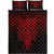 Viking Quilt Bed Set - Odin The Allfather Asgard God and Chief Of Aesir - Red Version Quilt Bed Set RLT12 - Wonder Print Shop