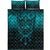 Viking Quilt Bed Set - Viking Odin Allfather In Asgard - Cyan Version Quilt Bed Set RLT12 - Wonder Print Shop