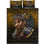 Viking Quilt Bed Set - Viking Warrior Odin Valhalla Raven Quilt Bed Set RLT12 - Wonder Print Shop