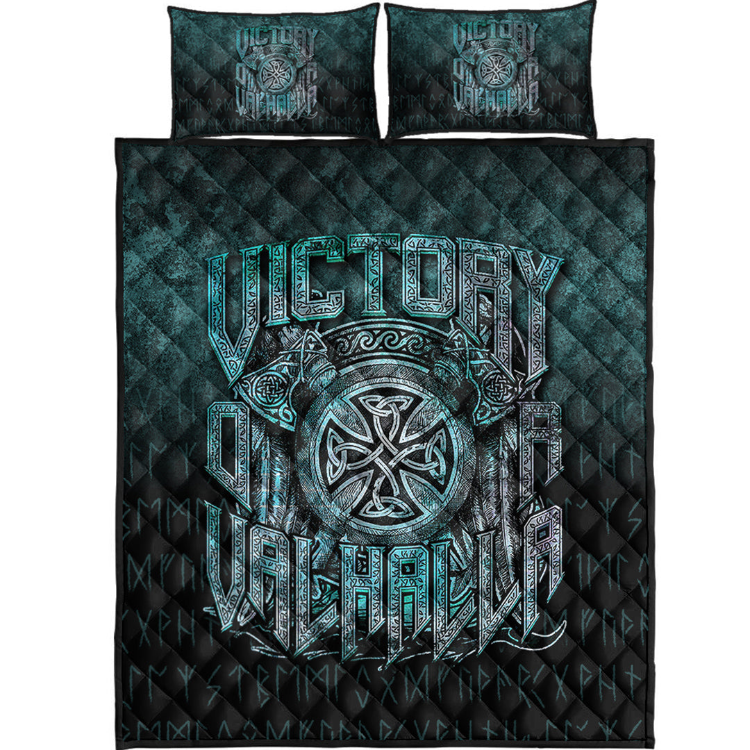 Wonder Print Shop Quilt Bed Set - Victory or Valhalla Quilt Bed Set RLT12 - Wonder Print Shop