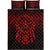Viking Quilt Bed Set - Viking God Odin Allfather In Asgard Raven God - Red Version Quilt Bed Set RLT12 - Wonder Print Shop