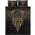 Viking Quilt Bed Set - Eye of Odin - Gold Version Quilt Bed Set RLT12 - Wonder Print Shop