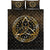 Viking Quilt Bed Set - Vegvisir Nordic Viking Rune - Gold Version Quilt Bed Set RLT12 - Wonder Print Shop