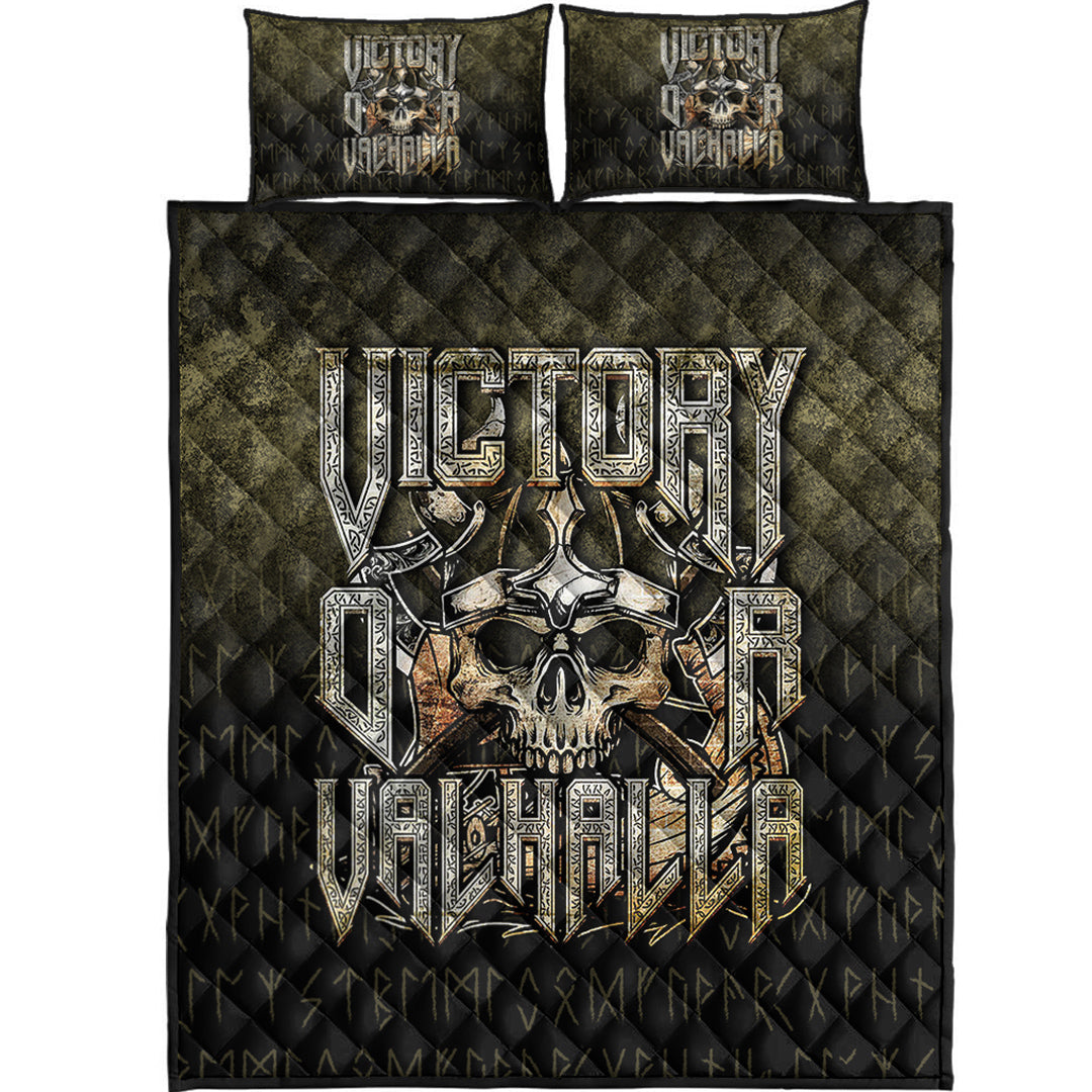 Wonder Print Shop Quilt Bed Set - Victory or Valhalla Quilt Bed Set RLT12 - Wonder Print Shop