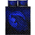 Viking Quilt Bed Set - Fenrir Viking 3D Tattoo - Blue Version Quilt Bed Set RLT12 - Wonder Print Shop