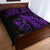 New Zealand Haka Rugby Maori Quilt Bed Set Silver Fern Vibes Purple LT8 - Wonder Print Shop