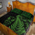 New Zealand Haka Rugby Maori Quilt Bed Set Silver Fern Vibes Green LT8 - Wonder Print Shop