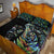 New Zealand Haka Rugby Maori Quilt Bed Set Silver Fern Vibes Paua Shell LT8 - Wonder Print Shop