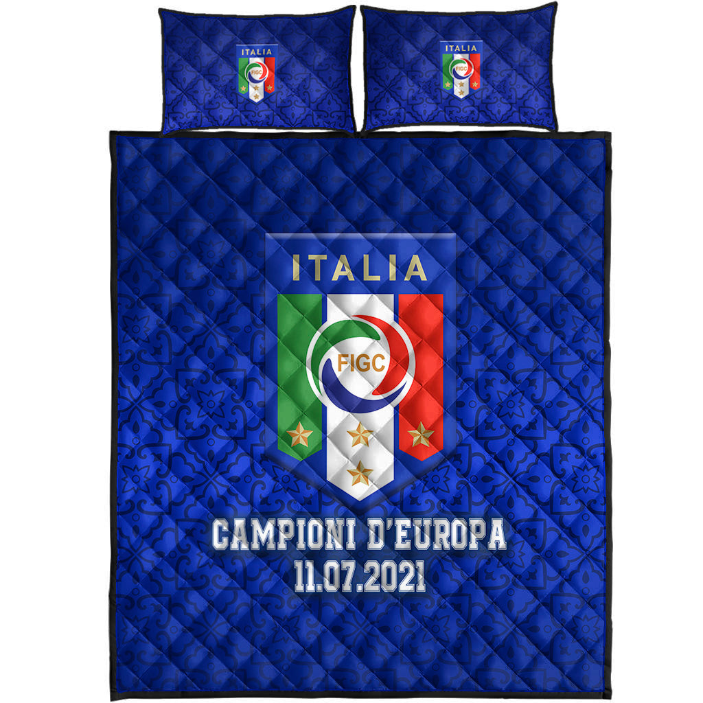 Italia Campioni D'Europa 11.07.2021 Quilt Bed Set LT8 - Wonder Print Shop