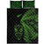 New Zealand Haka Rugby Maori Quilt Bed Set Silver Fern Vibes Green LT8 - Wonder Print Shop