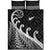 New Zealand Rugby Maori Quilt Bed Set Silver Fern Koru Vibes Black LT8 - Wonder Print Shop