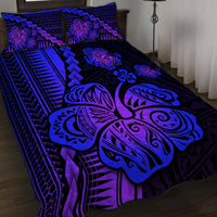 Polynesian Hibiscus Quilt Bed Set Hawaiian Style No.3 LT6 - Wonder Print Shop
