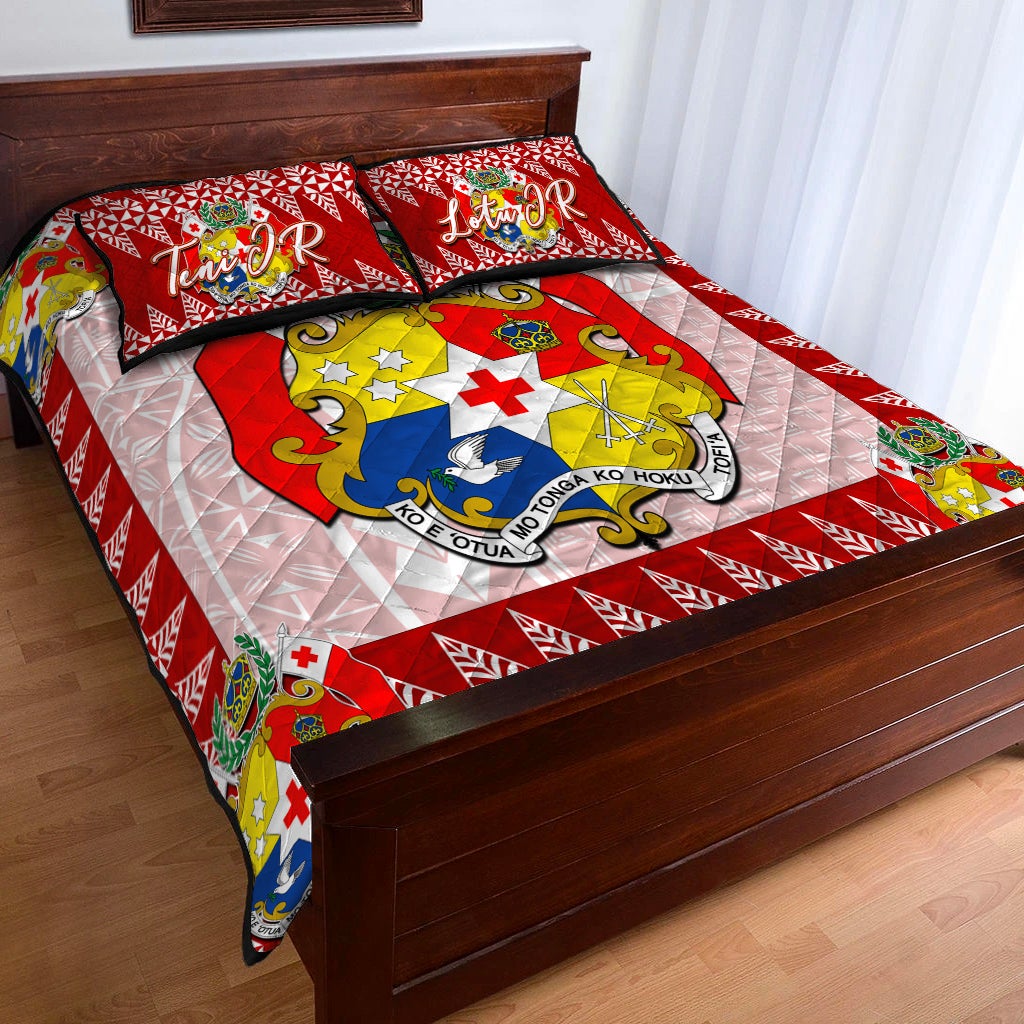 Tonga Quilt Bed Set Red Style Teni JR and Lotu JR LT6 - Wonder Print Shop