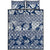Polynesian Quilt Bed Set - Hibiscus Tropical Leaves Pattern - Wonder Print Shop